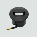 Foco De Grada Redondo Negro-3W-3000K 02.006.0404