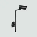 Aplique De Pared Negro Cabeza Móvil 02.010.0270