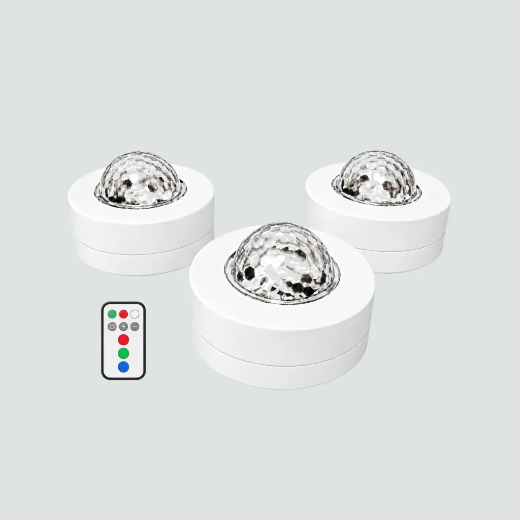 Mini Disco Decorativo LED