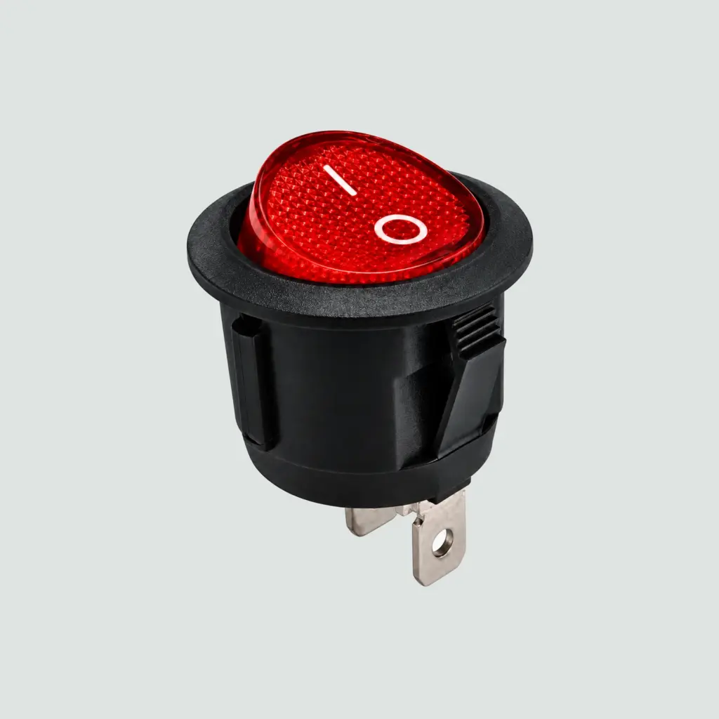Interruptor Mini Redondo Empotrable