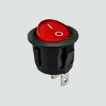 General Interruptor Mini Redondo Empotrable 10 A Rojo 02.015.0047