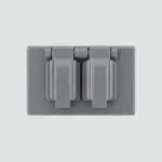 General Placa Con Tapa Gris 02.015.0403