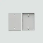 Placa Ciega Recta 11.2 × 6.8 Cm Blanco 02.015.0431