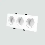 Carcasa Cóncavo Para Dicroico Triple Blanco 02.017.0011