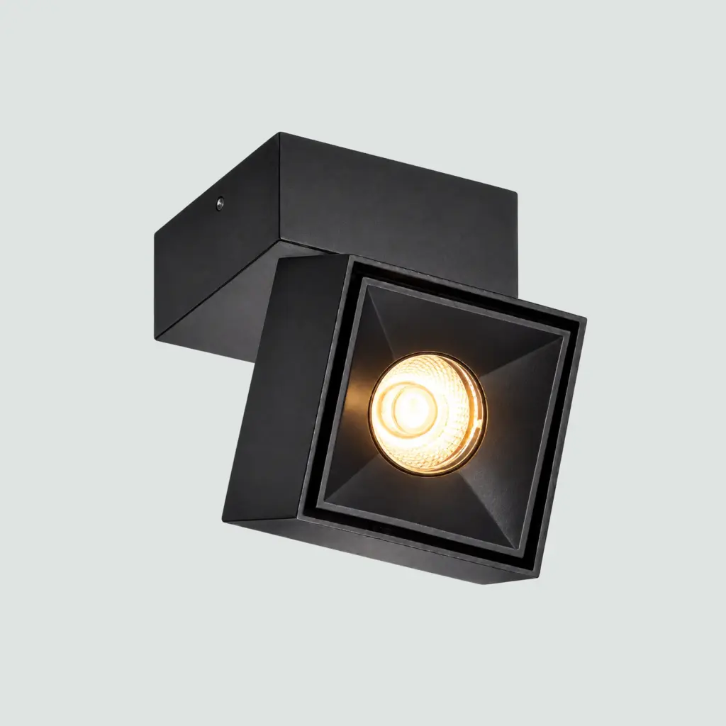 Ojo De Buey Cuadrado Tetrix Negro