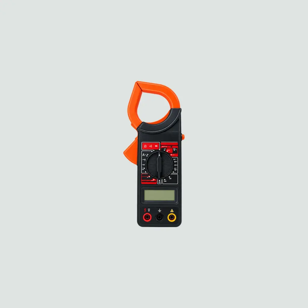 Pinza Amperimétrica 21.3 × 5.2 × 3.1 Cm Negro + Naranja