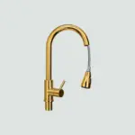 Llave Cocina Curvo Expandible Dorado 02.031.0054