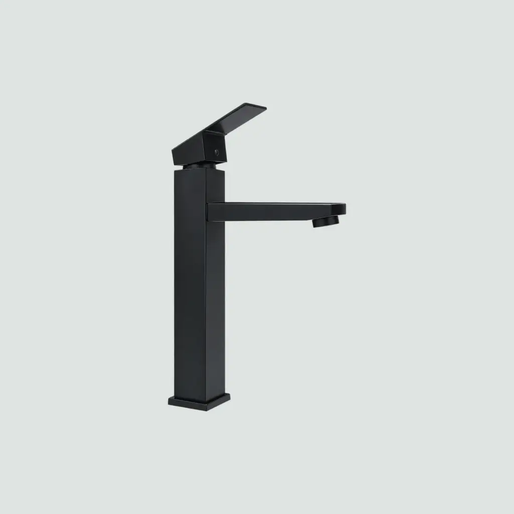 Llave Lavabo Alta Cuadrado