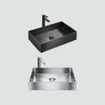 Lavabo Rectangular Acero Inoxidable padre variable