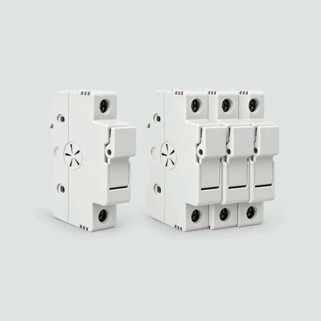 Base Para Fusible Cilíndrico